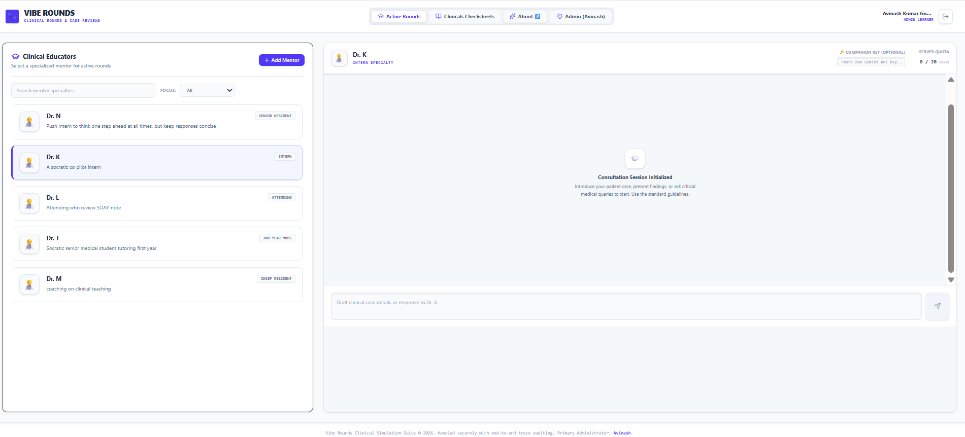 Vibe Rounds Educator App screenshot 1 of 6